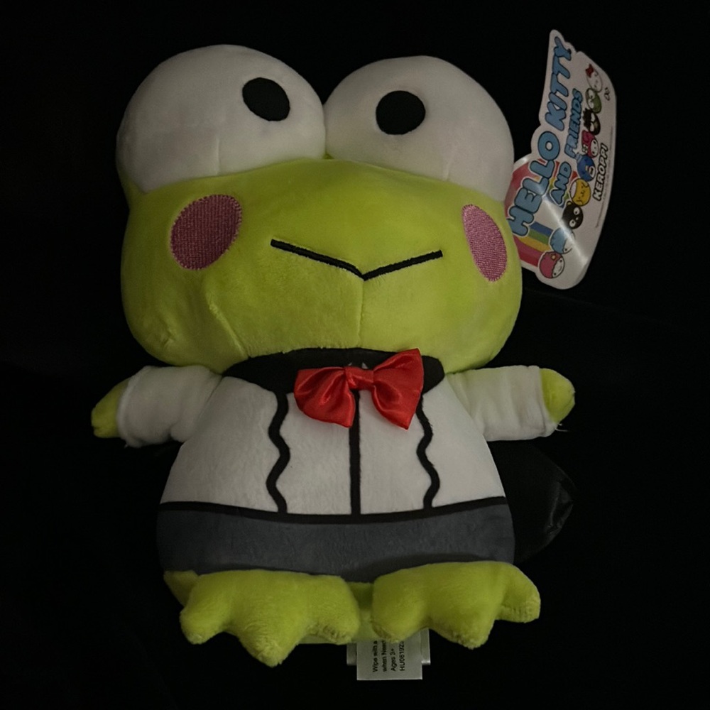 New Hello Kitty and Friends Keroppi Vampire  9” Plush Doll